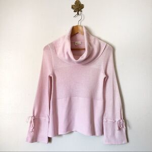 Anthropologie Moth Pink turtleneck sweater XS